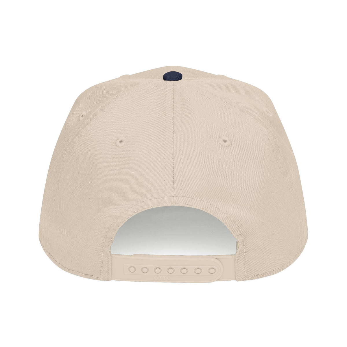 Grit - Mid Profile Baseball Cap — Red 'Crt' Script Embroidered Logo