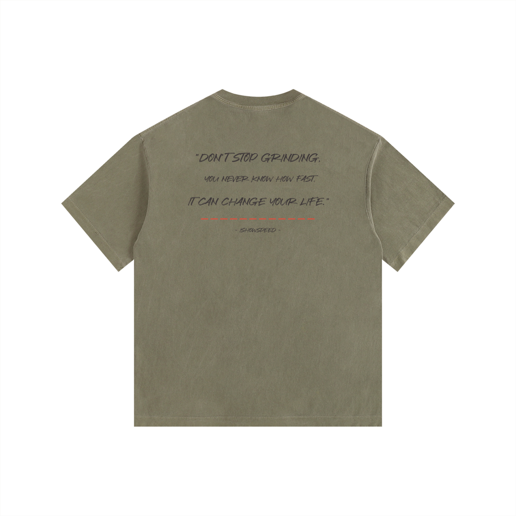 IShowSpeed - Vintage Washed Oversized Cotton T-Shirt