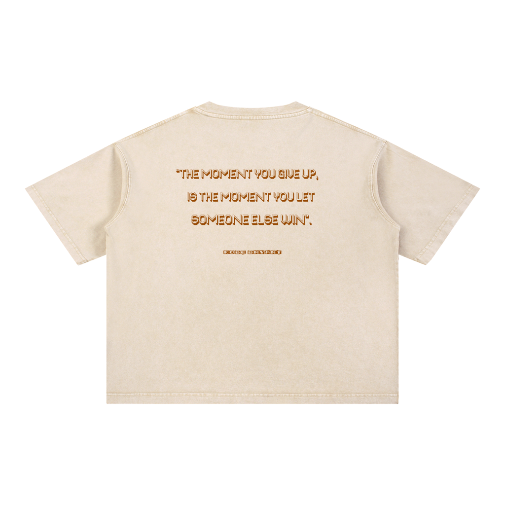 Kobe Bryant - Mineral Wash Boxy Cotton T-Shirt