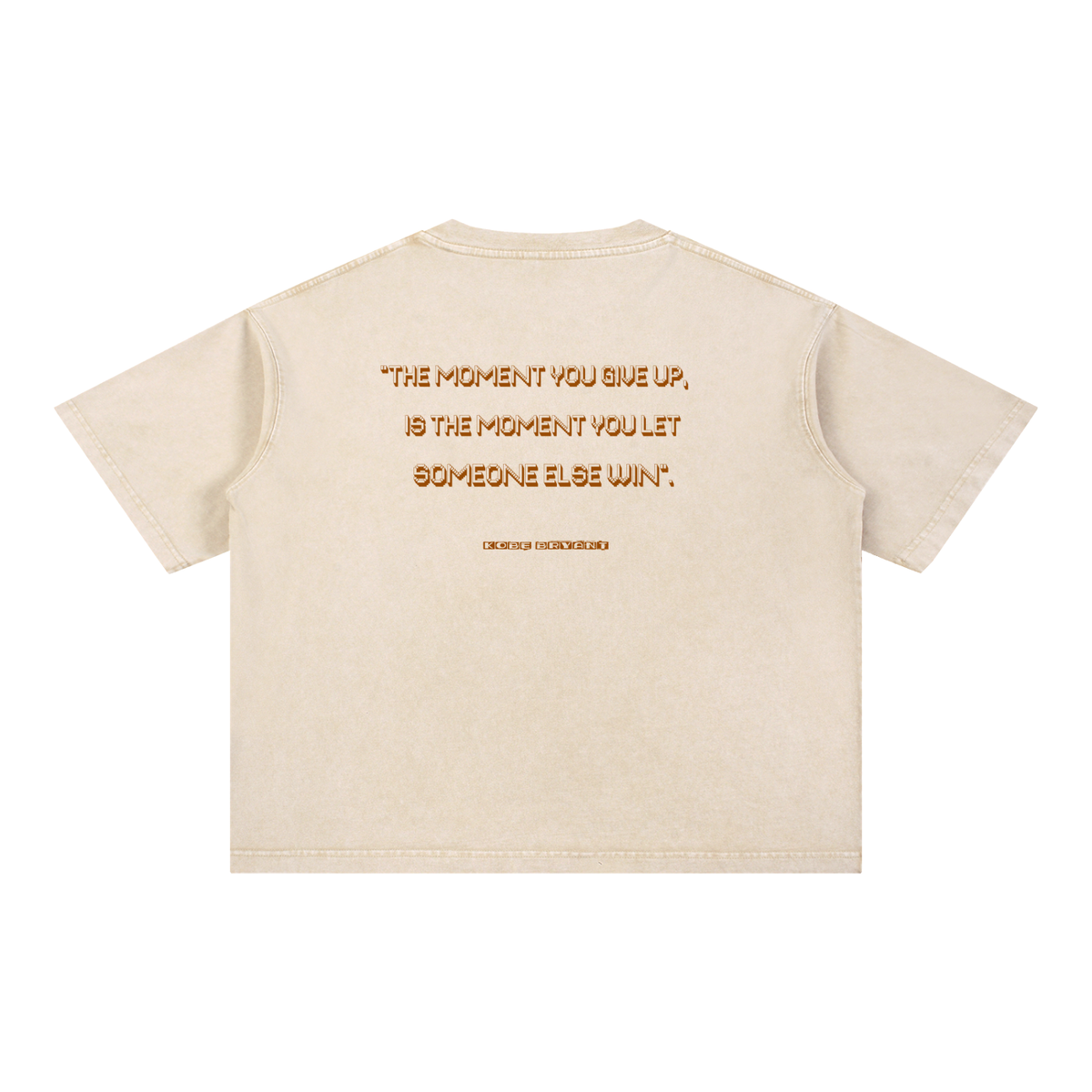 Kobe Bryant - Mineral Wash Boxy Cotton T-Shirt