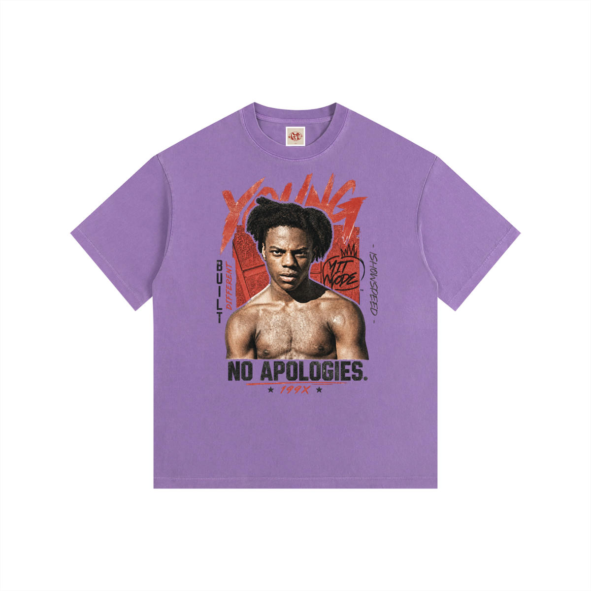 IShowSpeed - Vintage Washed Oversized Cotton T-Shirt