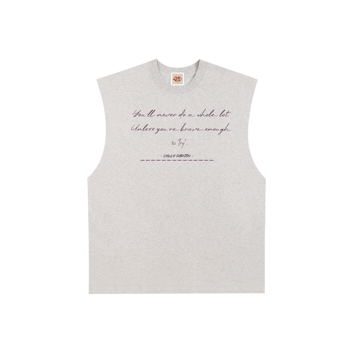 Dolly Parton - Raw Edge Cotton Tank Top