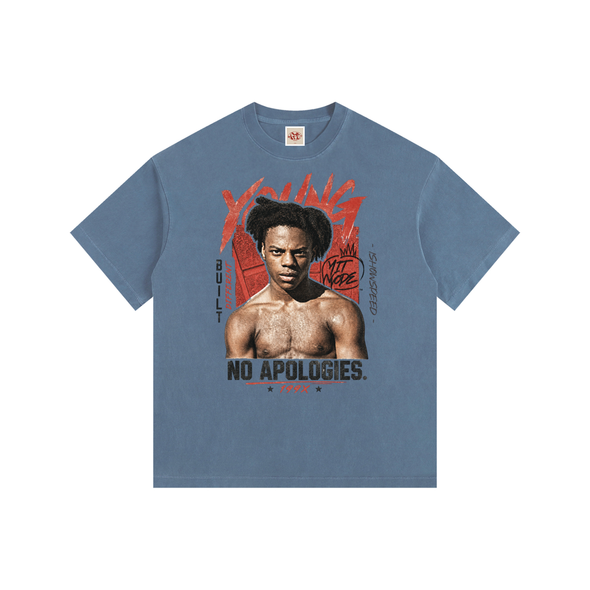 IShowSpeed - Vintage Washed Oversized Cotton T-Shirt