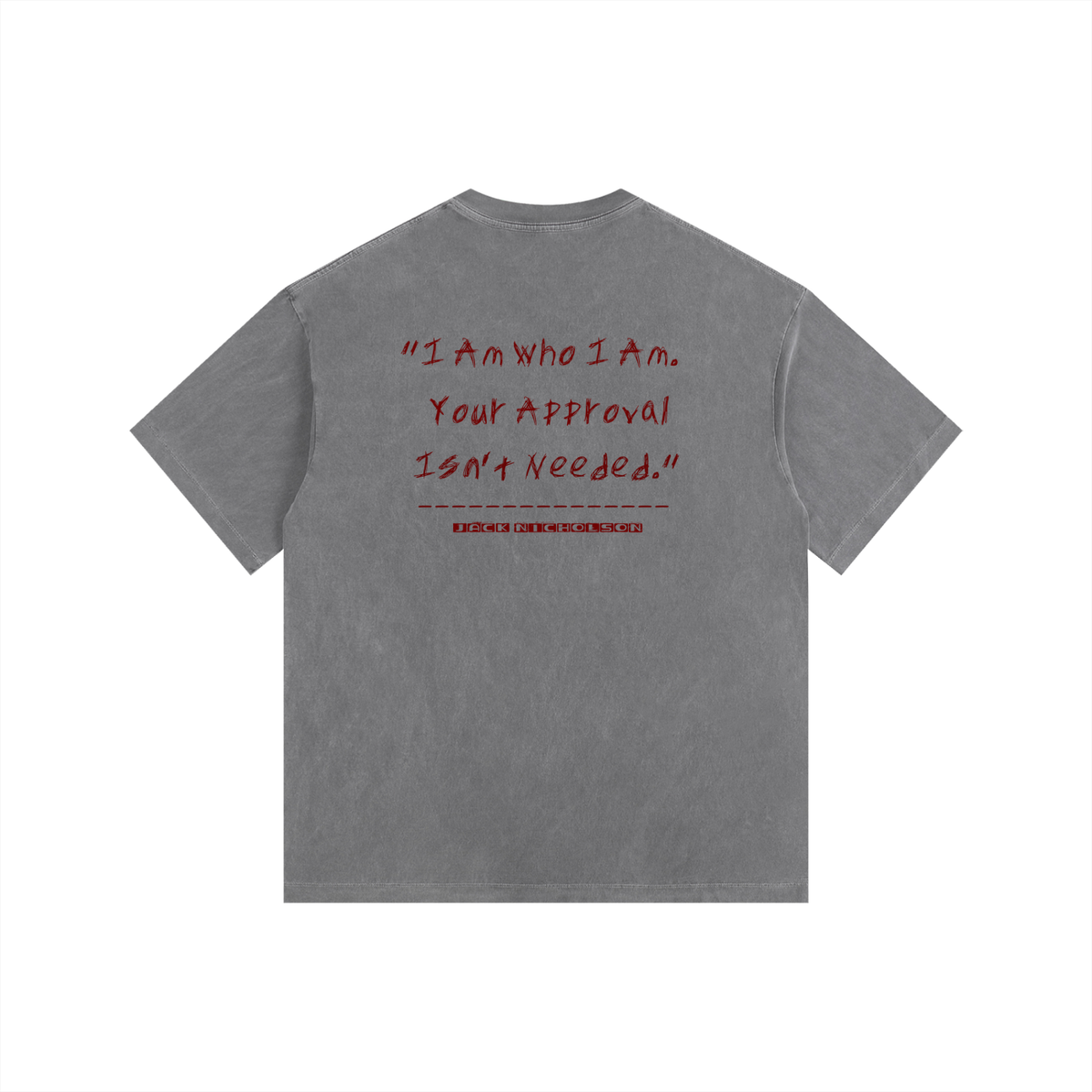 JACK NICHOLSON - Vintage Washed Oversized Cotton T-Shirt
