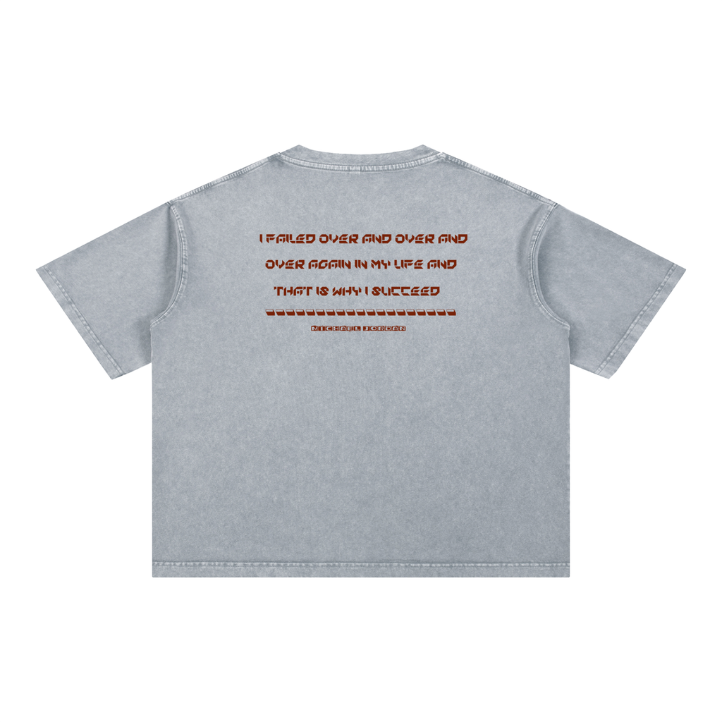 Michael Jordan - Mineral Wash Boxy Cotton T-Shirt