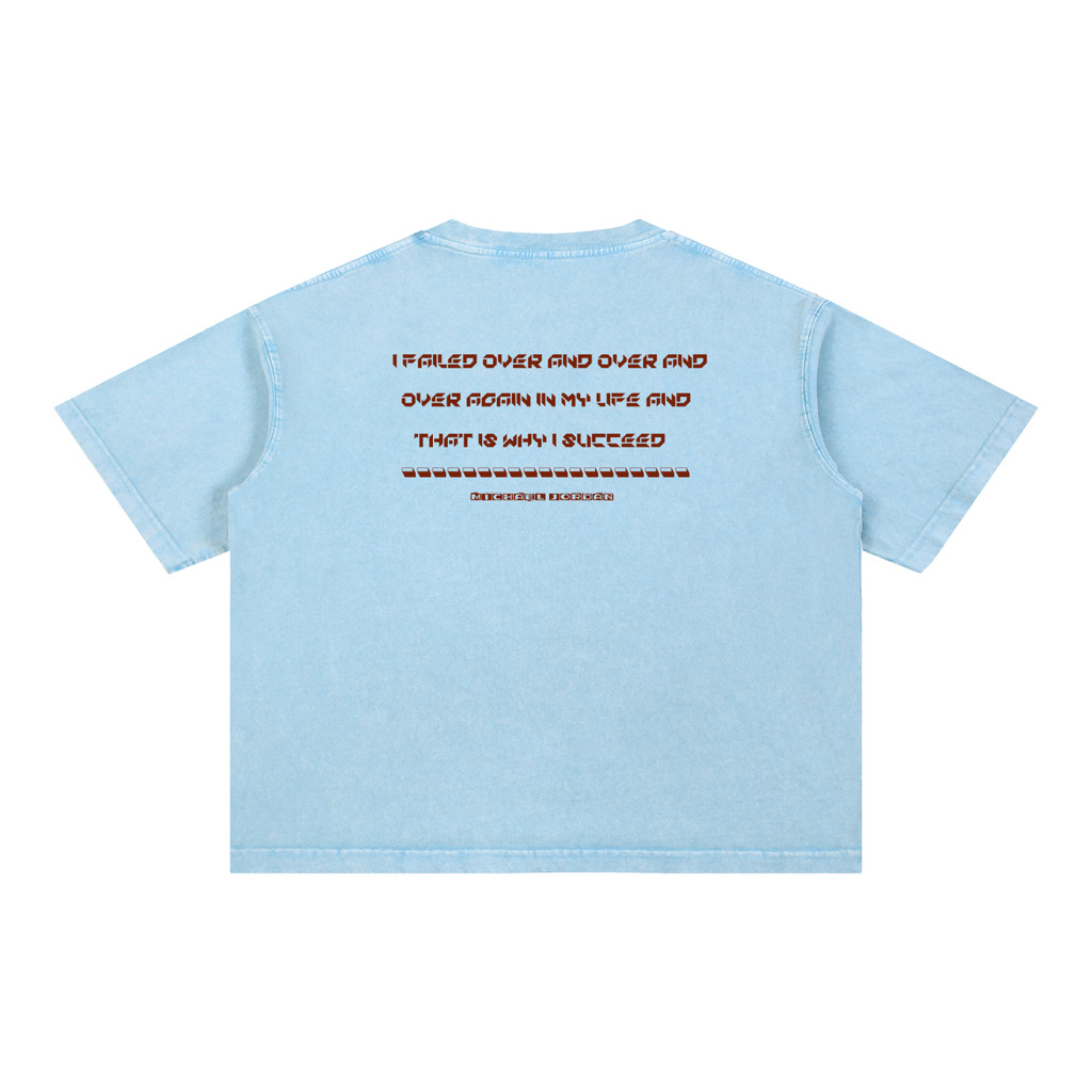 Michael Jordan - Mineral Wash Boxy Cotton T-Shirt