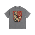 Mike Tyson - Vintage Washed Oversized Cotton T-Shirt