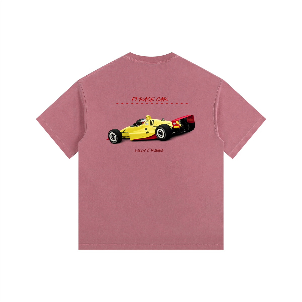 Willy T. Ribbs F1 Edition - Vintage Washed Oversized Cotton T-Shirt