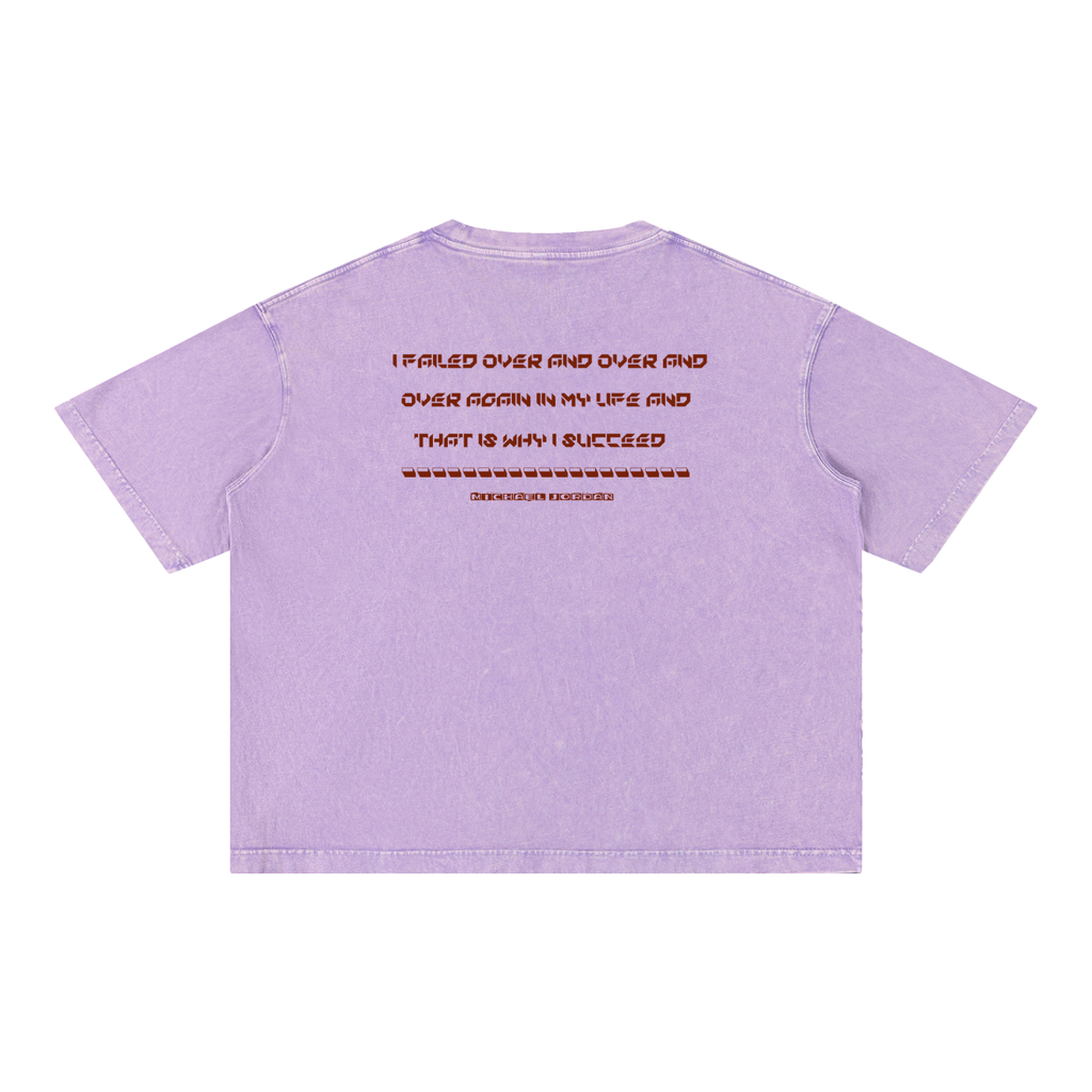 Michael Jordan - Mineral Wash Boxy Cotton T-Shirt