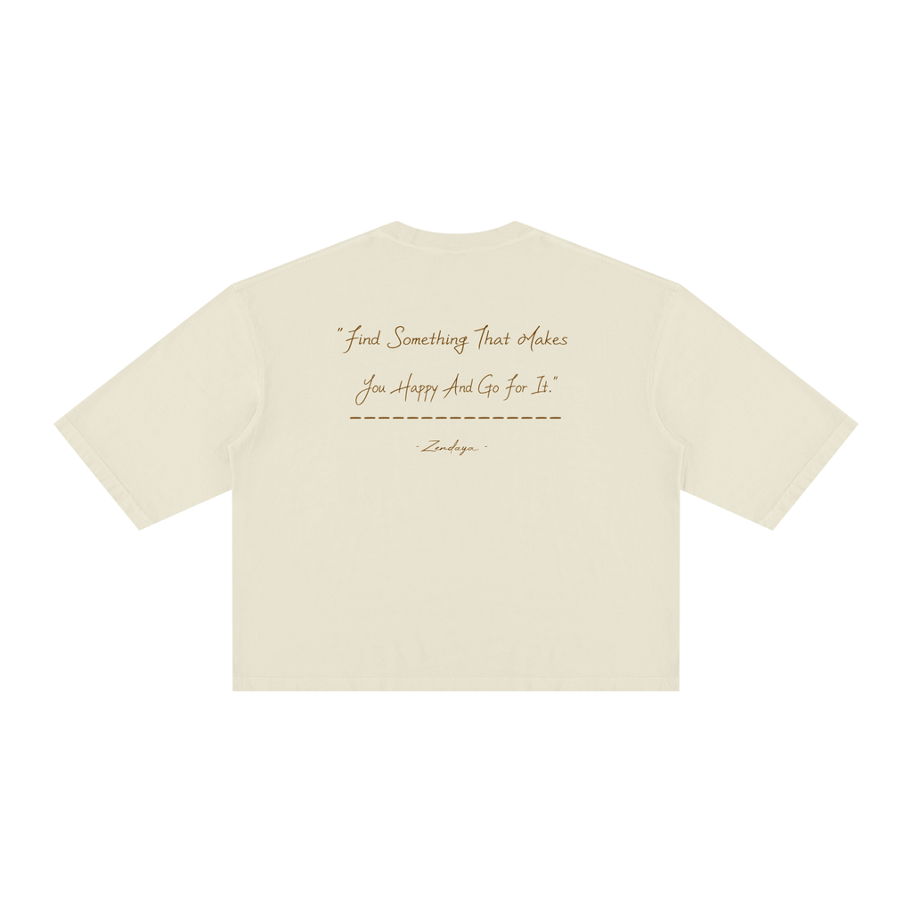 Zendaya - Unisex Vintage Wash Boxy T-Shirt