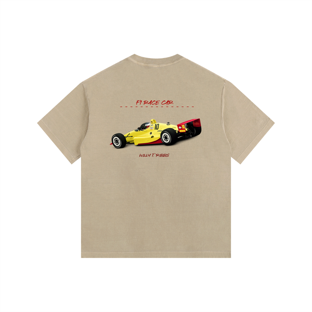 Willy T. Ribbs F1 Edition - Vintage Washed Oversized Cotton T-Shirt