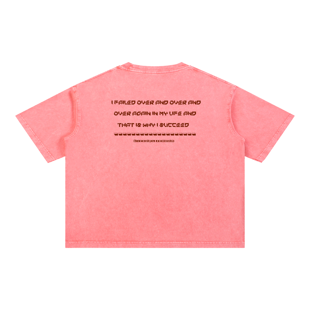 Michael Jordan - Mineral Wash Boxy Cotton T-Shirt