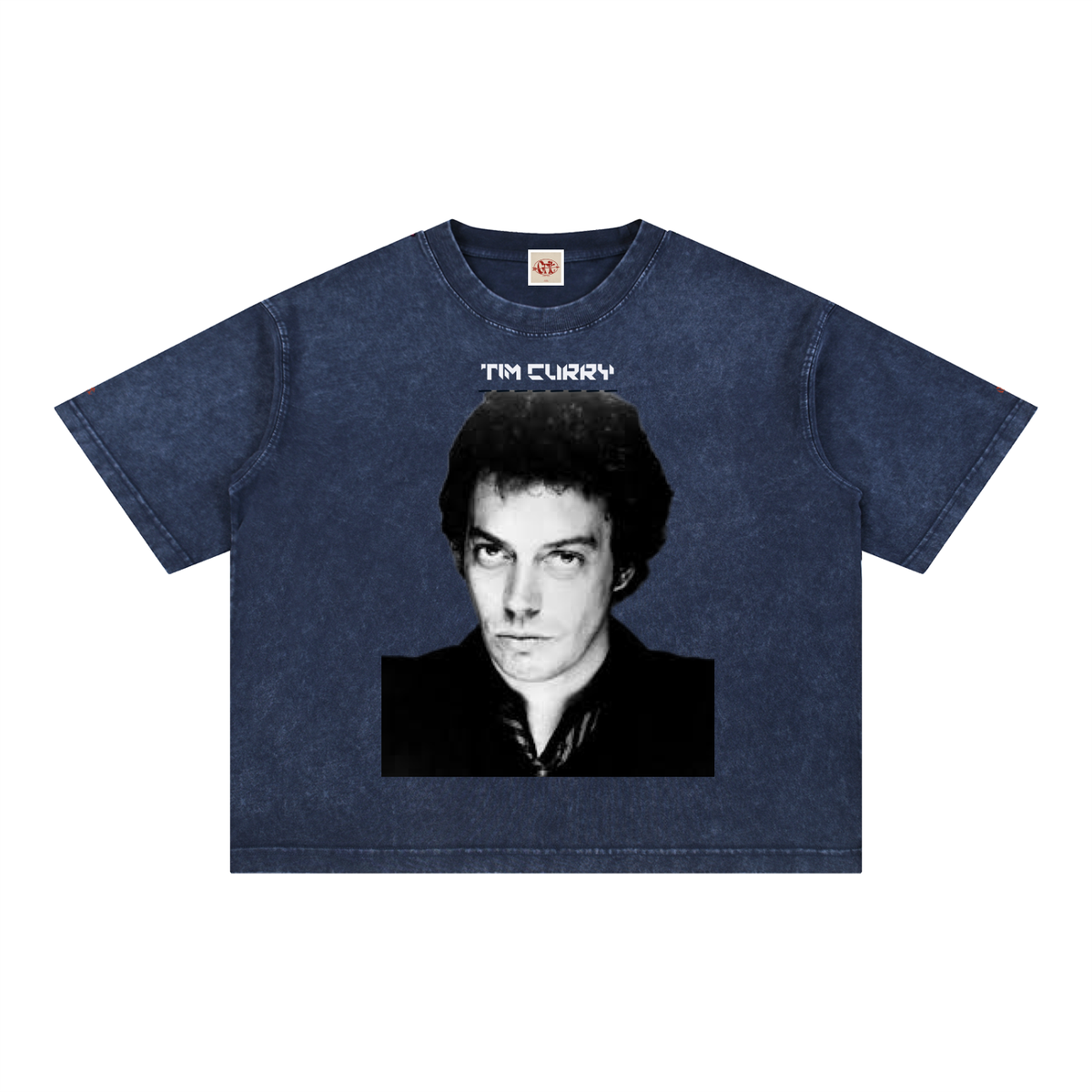 Tim Curry - Mineral Wash Boxy Cotton T-Shirt
