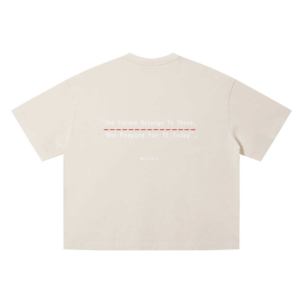 Malcolm X - Unisex Vintage Wash Boxy T-Shirt