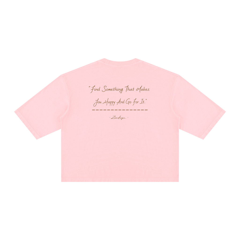 Zendaya - Unisex Vintage Wash Boxy T-Shirt