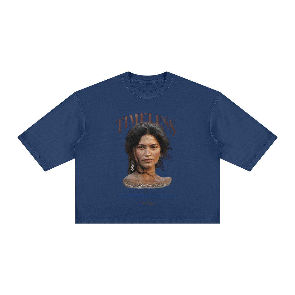 Zendaya - Unisex Vintage Wash Boxy T-Shirt