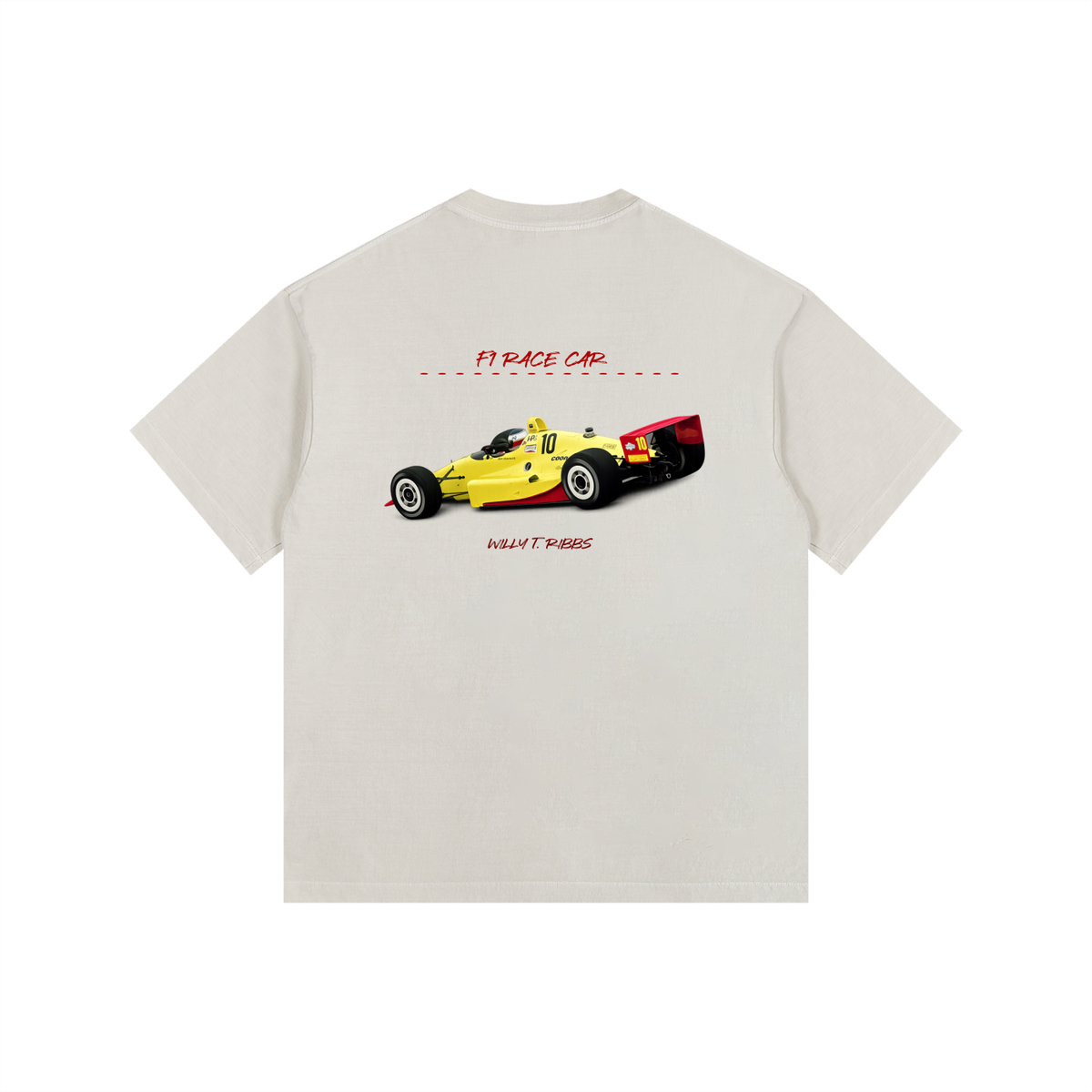 Willy T. Ribbs F1 Edition - Vintage Washed Oversized Cotton T-Shirt