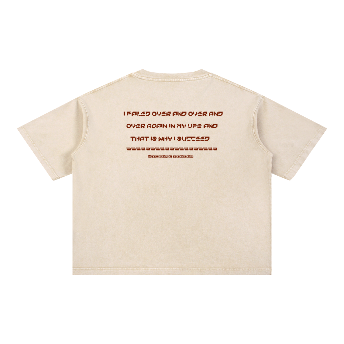 Michael Jordan - Mineral Wash Boxy Cotton T-Shirt