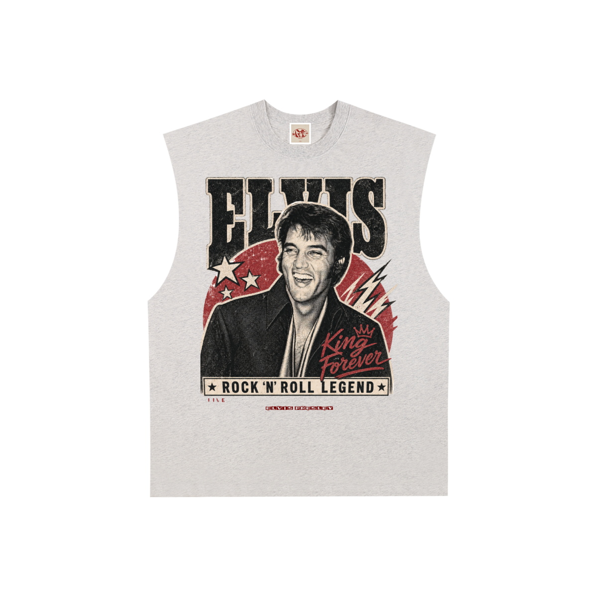 Elves Presley - Raw Edge Cotton Tank Top