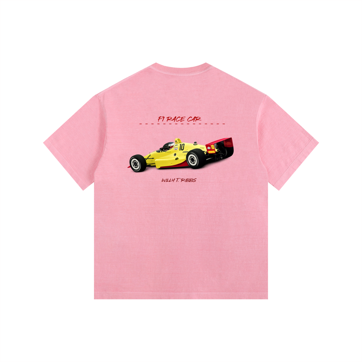 Willy T. Ribbs F1 Edition - Vintage Washed Oversized Cotton T-Shirt