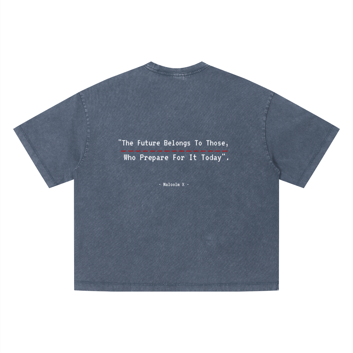 Malcolm X - Unisex Vintage Wash Boxy T-Shirt