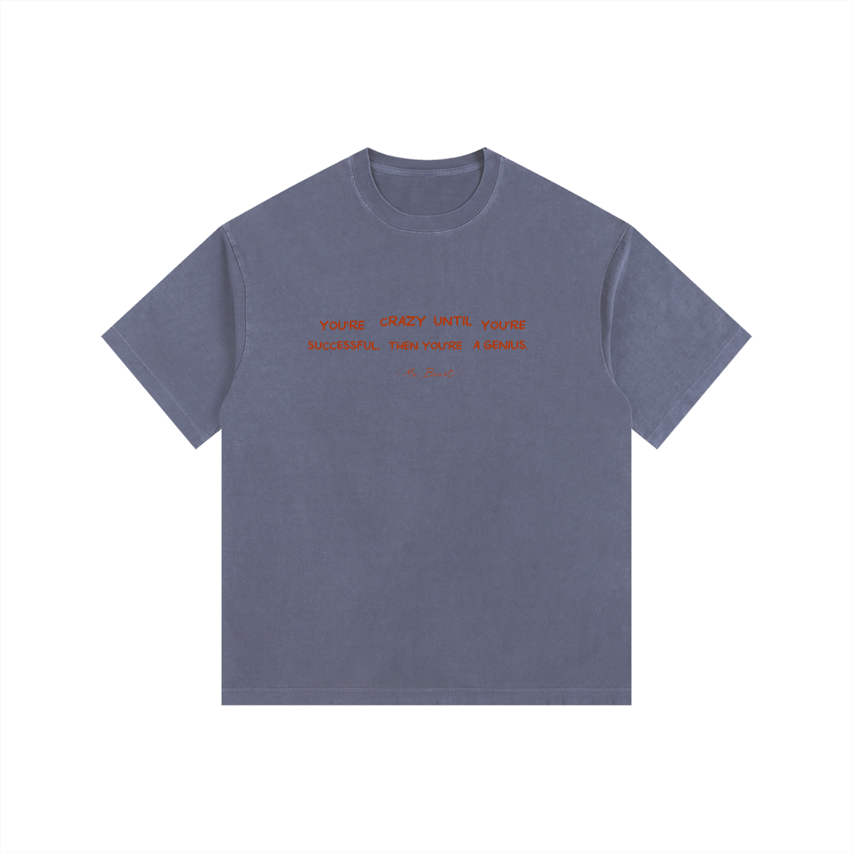 MR. BEAST - Vintage Washed Oversized Cotton T-Shirt