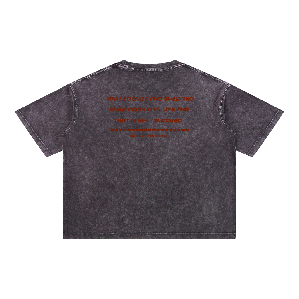 Michael Jordan - Mineral Wash Boxy Cotton T-Shirt