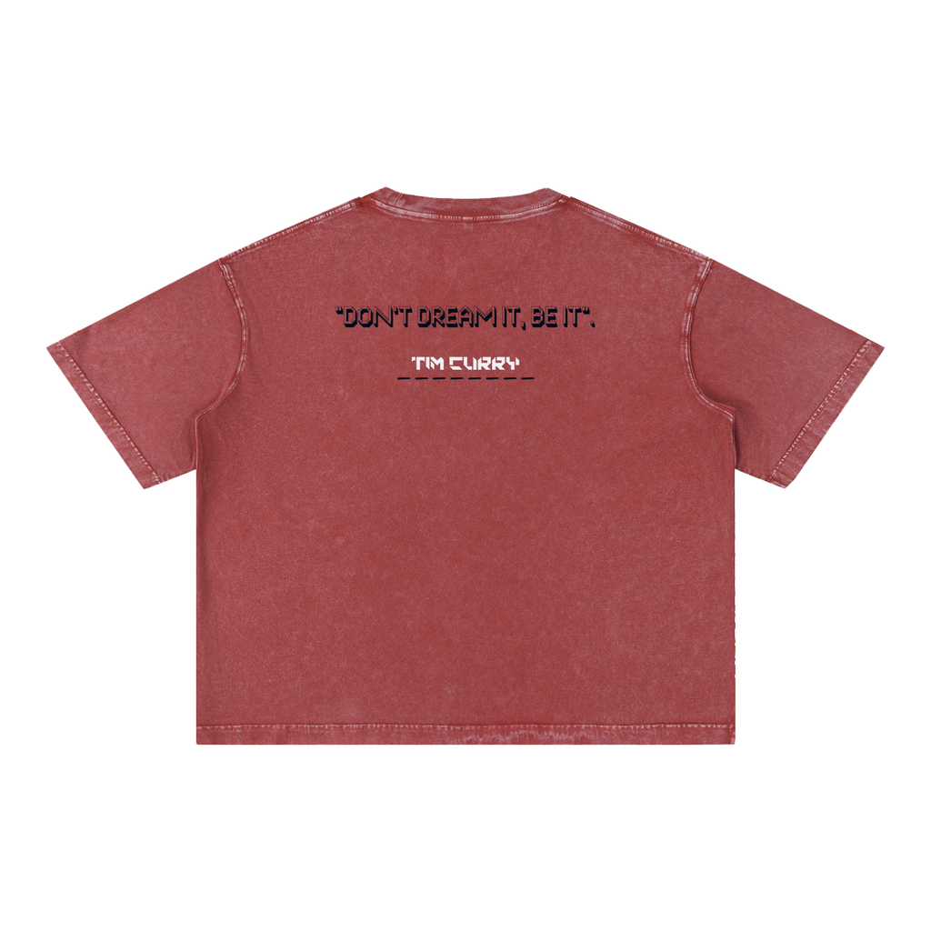 Tim Curry - Mineral Wash Boxy Cotton T-Shirt