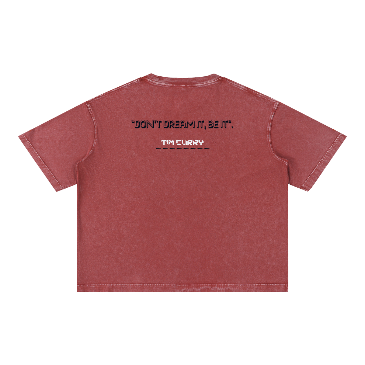 Tim Curry - Mineral Wash Boxy Cotton T-Shirt