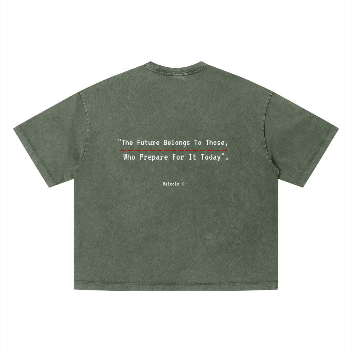 Malcolm X - Unisex Vintage Wash Boxy T-Shirt