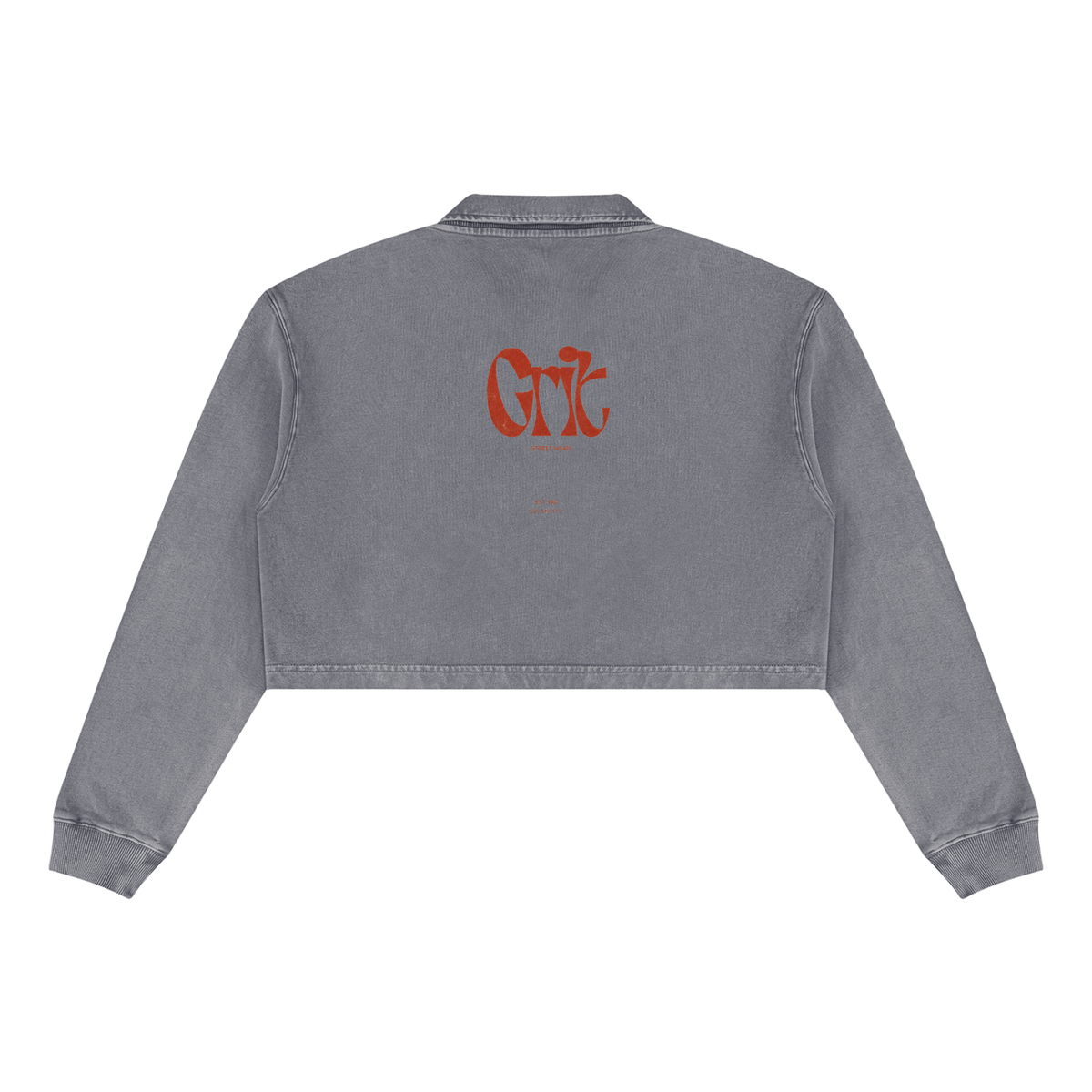 Grit Girl - Women’s Vintage Wash Crop Sweatshirt