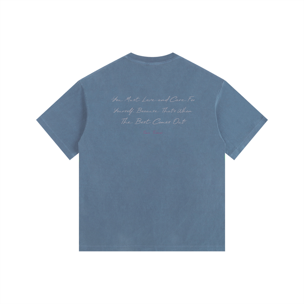 Tina Turner - Vintage Washed Oversized Cotton T-Shirt