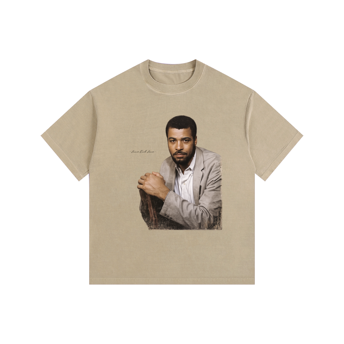 James Earl Jones - Vintage Washed Oversized Cotton T-Shirt
