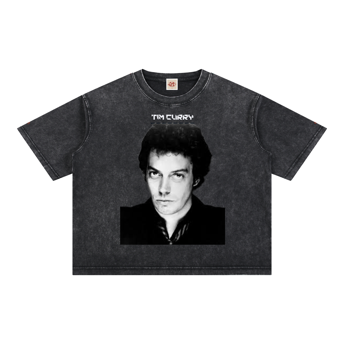 Tim Curry - Mineral Wash Boxy Cotton T-Shirt