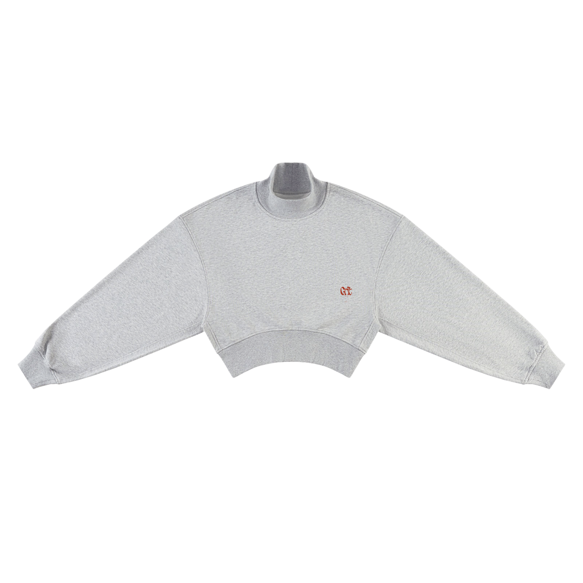 Grit Girl - Women's Crop Mock Neck Sweatshirt