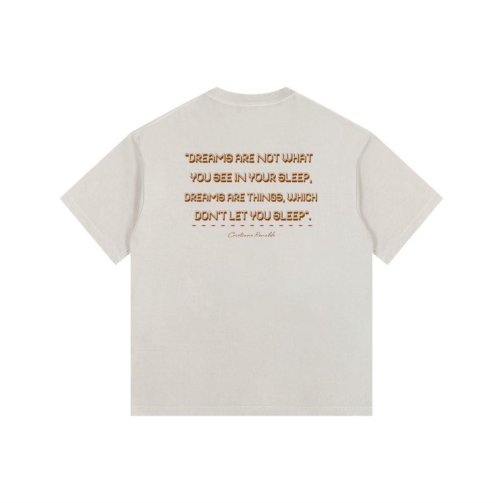CRISTIANO RONALDO - Vintage Washed Oversized Cotton T-Shirt
