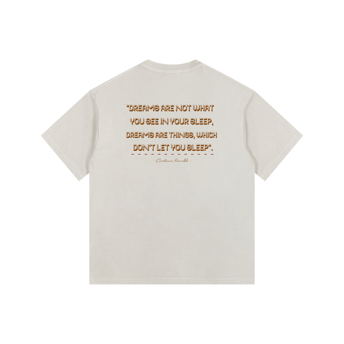 CRISTIANO RONALDO - Vintage Washed Oversized Cotton T-Shirt