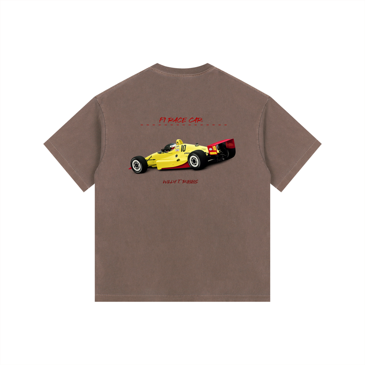Willy T. Ribbs F1 Edition - Vintage Washed Oversized Cotton T-Shirt