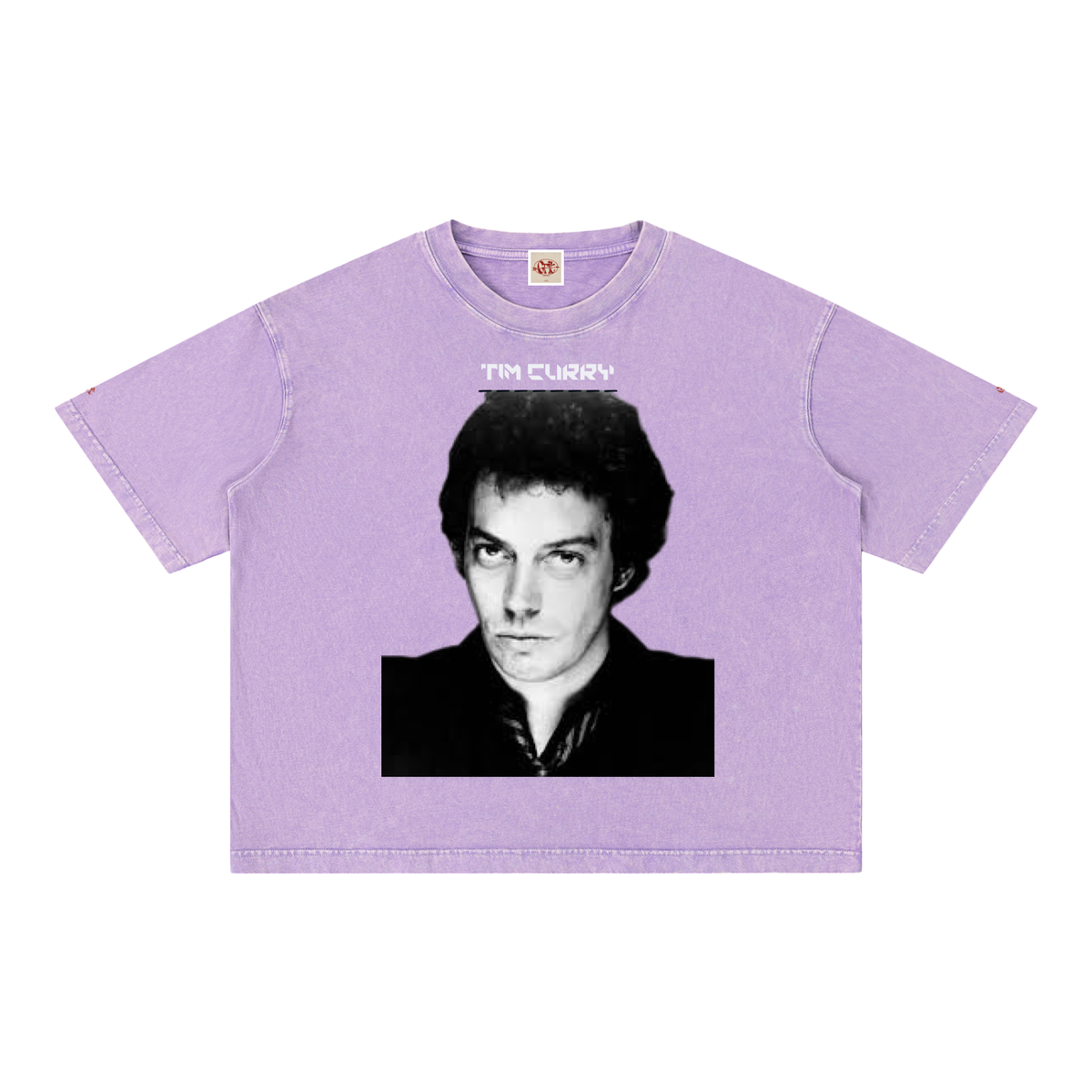 Tim Curry - Mineral Wash Boxy Cotton T-Shirt