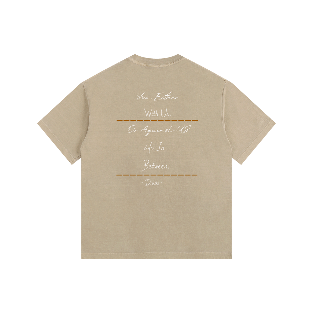Druski - Vintage Washed Oversized Cotton T-Shirt