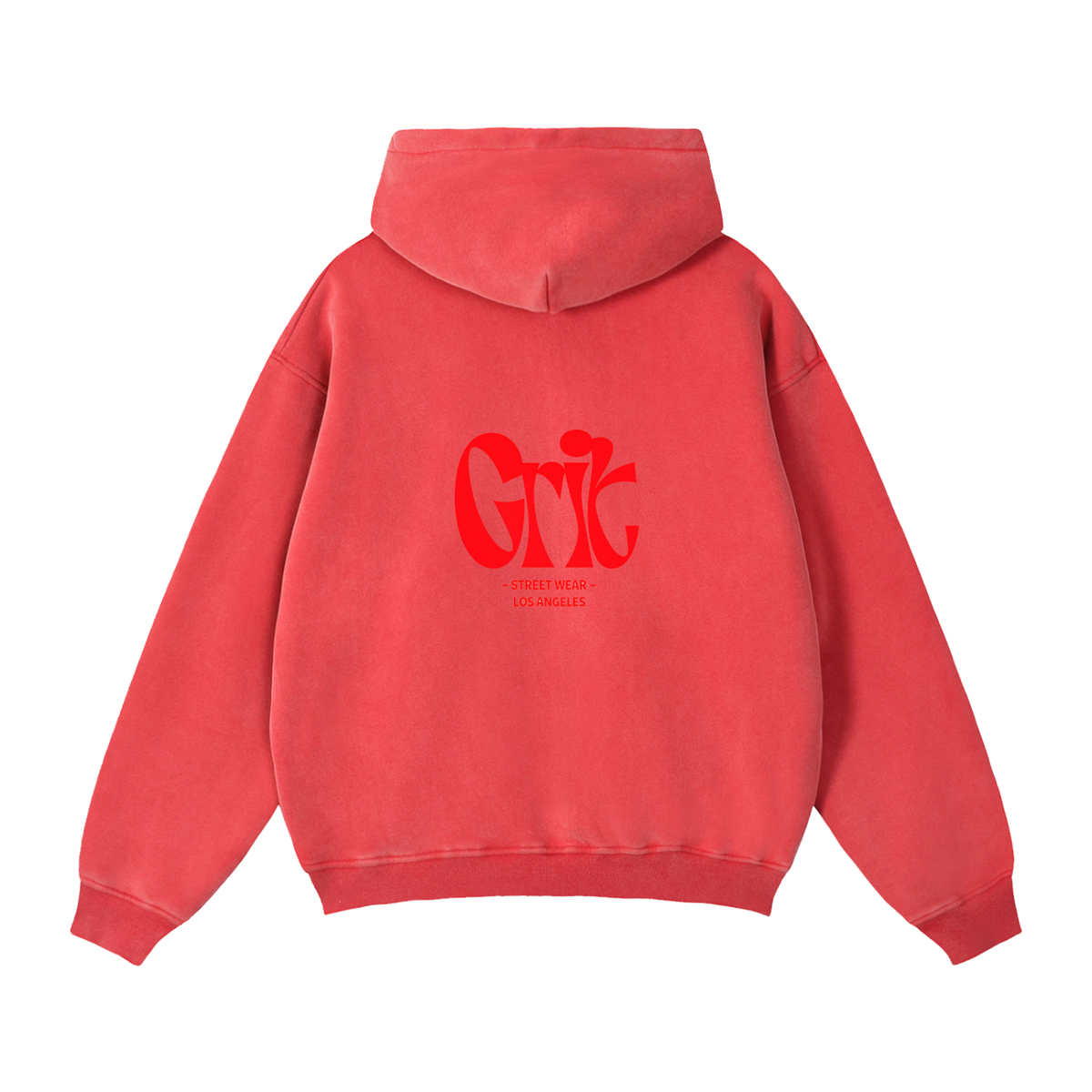 Grit - Zip-Through Boxy Fleece Hoodie
