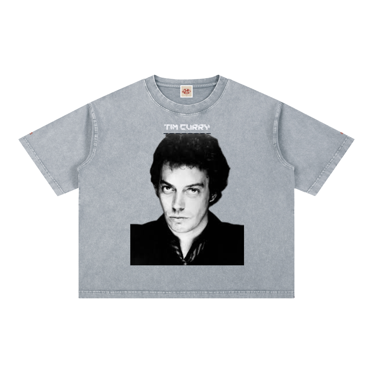 Tim Curry - Mineral Wash Boxy Cotton T-Shirt