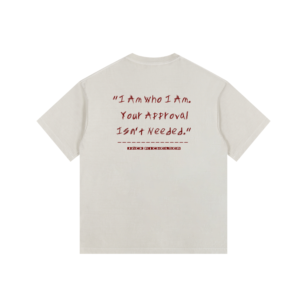 JACK NICHOLSON - Vintage Washed Oversized Cotton T-Shirt