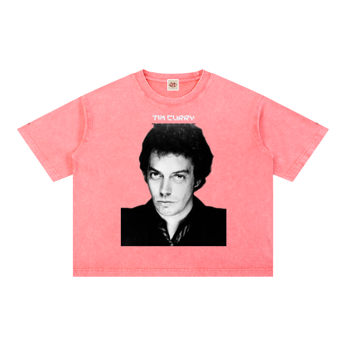 Tim Curry - Mineral Wash Boxy Cotton T-Shirt