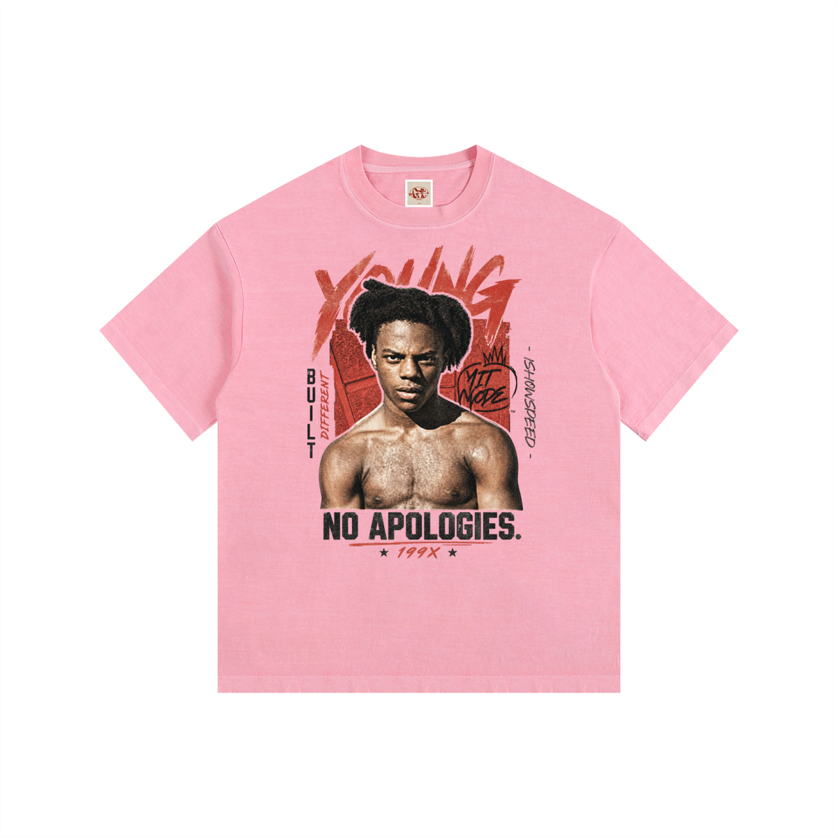 IShowSpeed - Vintage Washed Oversized Cotton T-Shirt
