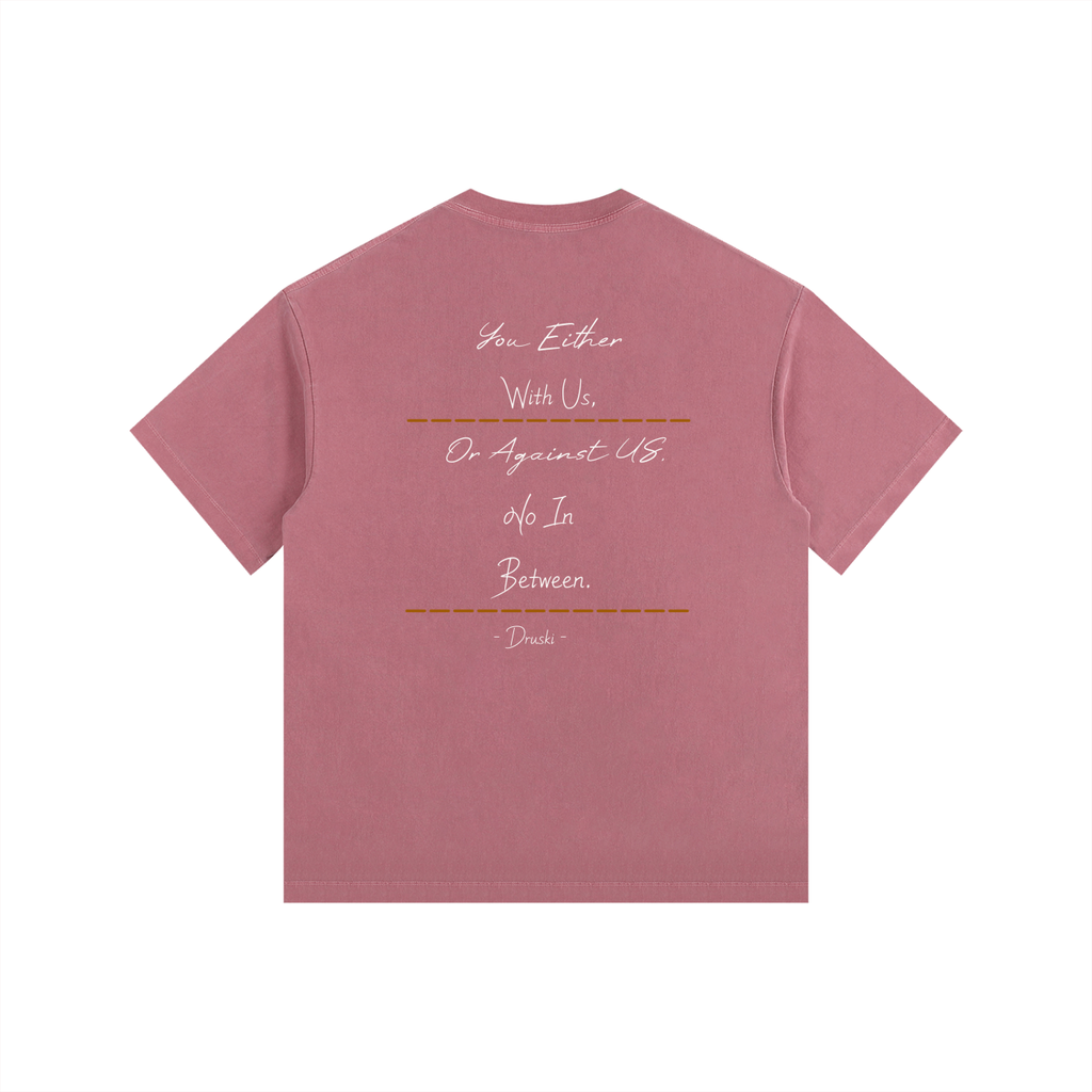Druski - Vintage Washed Oversized Cotton T-Shirt
