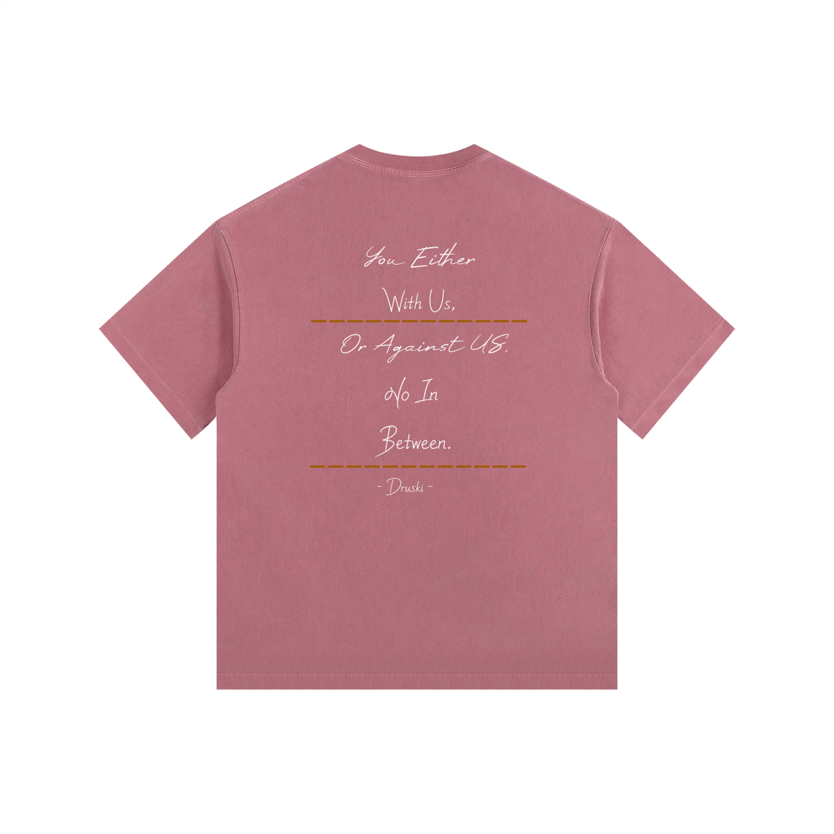 Druski - Vintage Washed Oversized Cotton T-Shirt