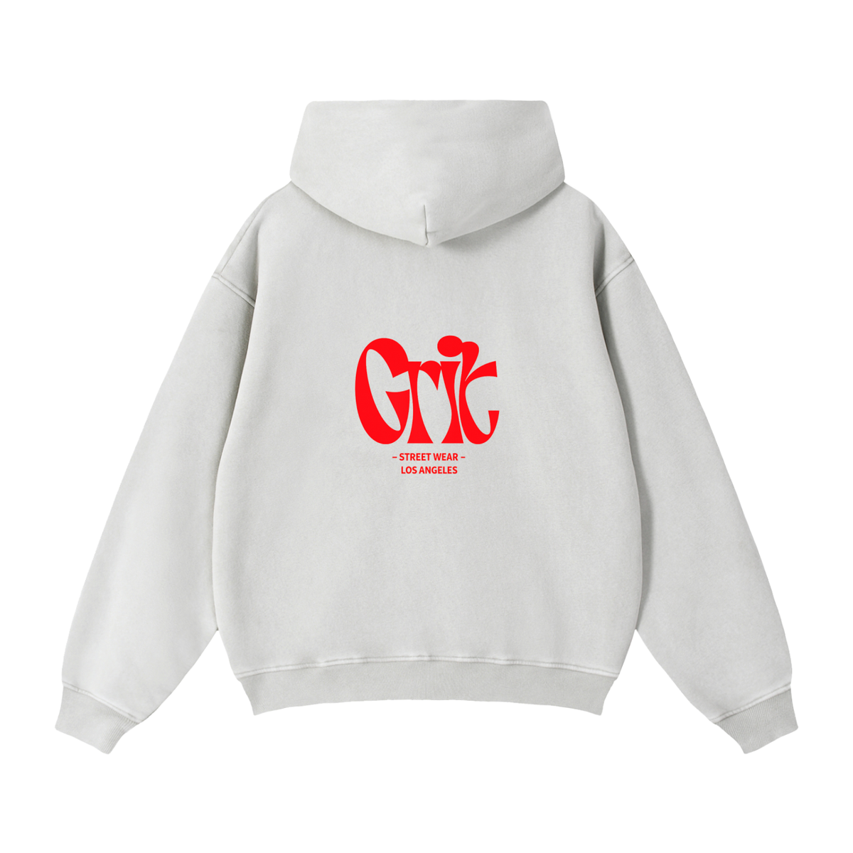 Grit - Zip-Through Boxy Fleece Hoodie