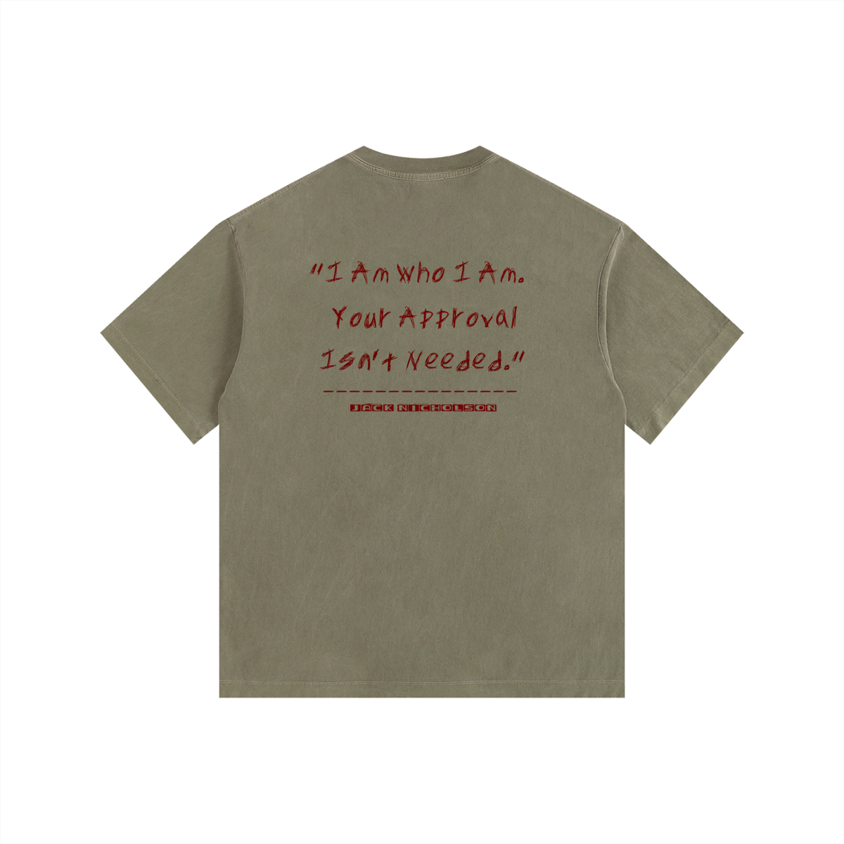 JACK NICHOLSON - Vintage Washed Oversized Cotton T-Shirt