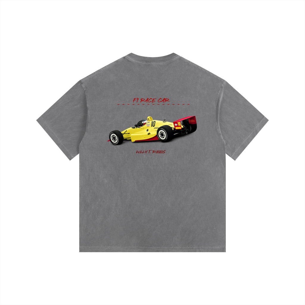 Willy T. Ribbs F1 Edition - Vintage Washed Oversized Cotton T-Shirt
